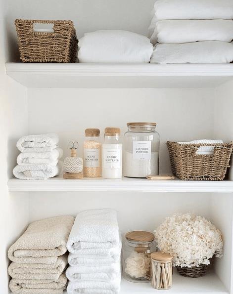 Linen organized by Curated Homes Collective